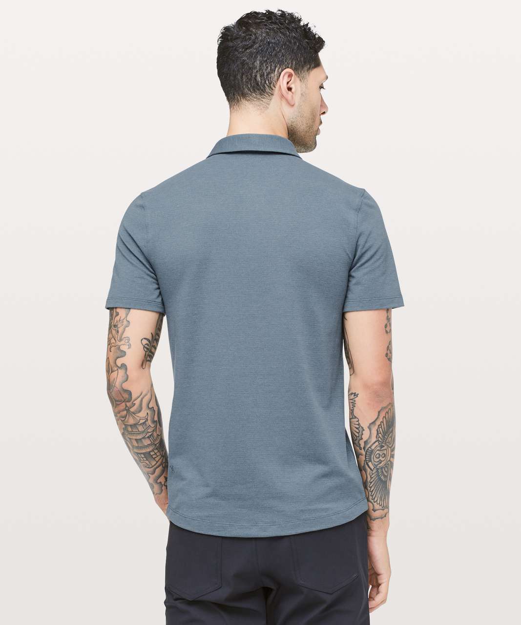 Lululemon Evolution Polo - Heathered Iron Blue