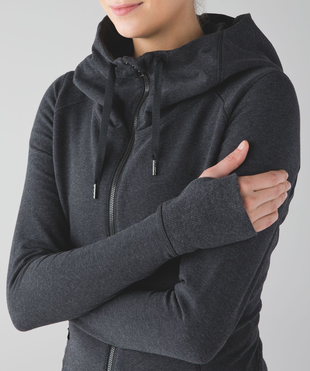 Lululemon Harmony Hoodie - Heathered Black