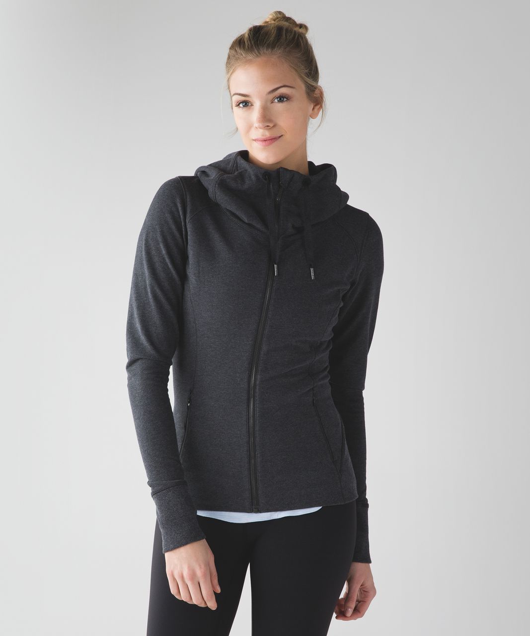 Lululemon Harmony Hoodie - Heathered Black