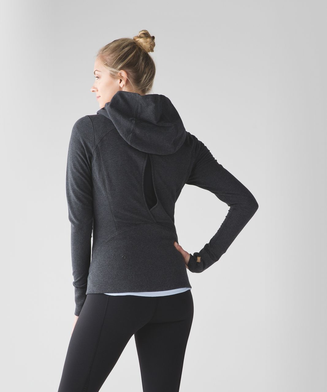 Lululemon Harmony Hoodie - Heathered Black