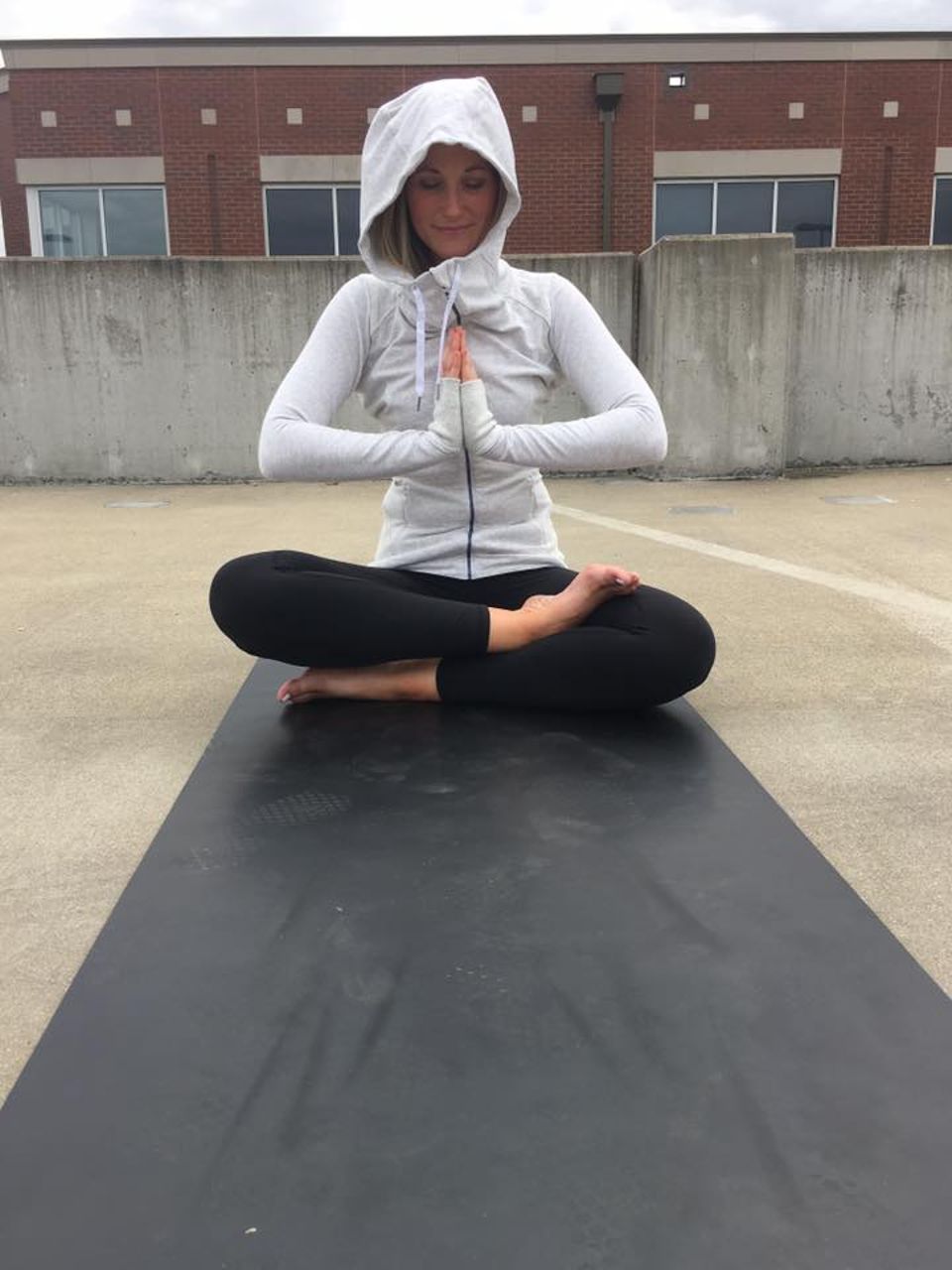 Lululemon Harmony Hoodie - Heathered Light Grey