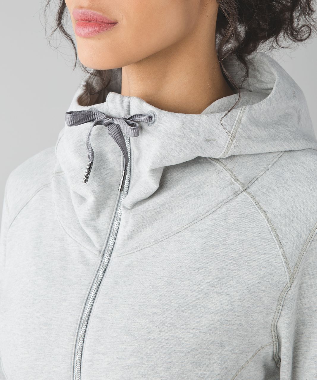 Lululemon Harmony Hoodie - Heathered Light Grey