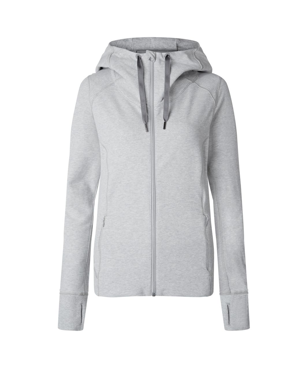 Lululemon Harmony Hoodie - Heathered Light Grey - lulu fanatics