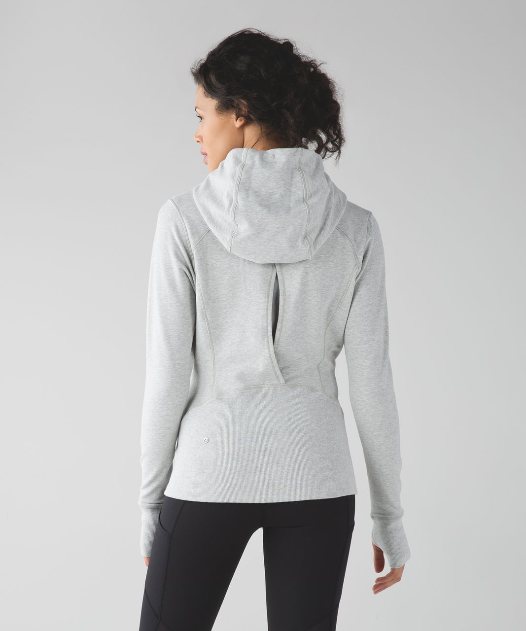 Lululemon Harmony Hoodie - Heathered Light Grey - lulu fanatics