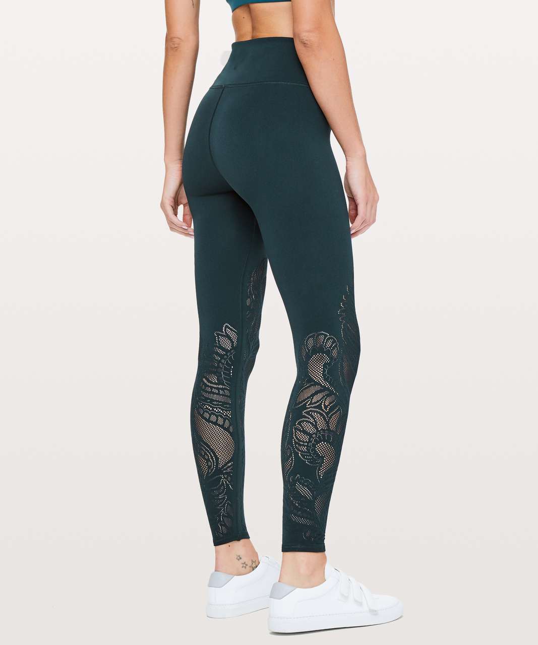 Lululemon Reveal Tight *Lattice Paisley 28 - Nocturnal Teal