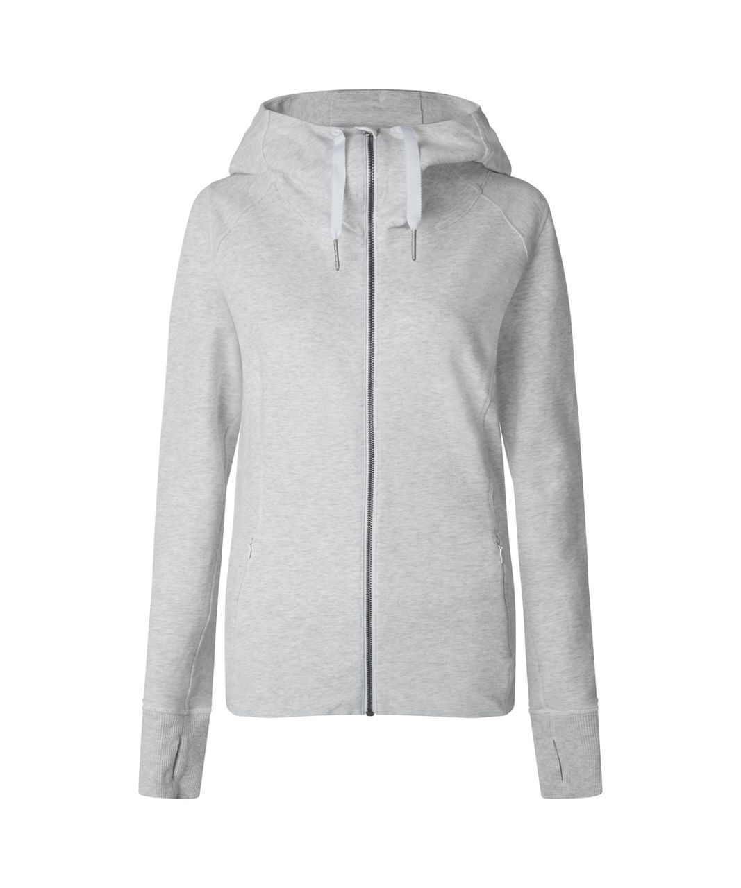 Lululemon Harmony Hoodie - Heathered White - lulu fanatics