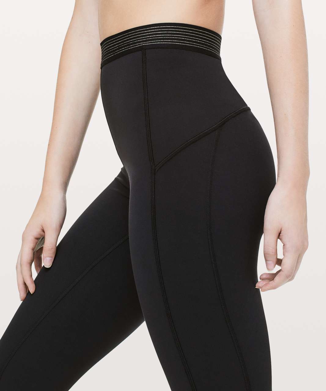 Lululemon Principal Dancer Golden Lining Tight *28" - Black