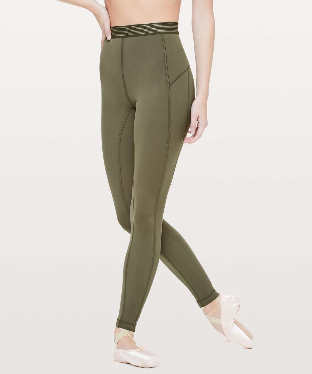 lululemon principal dancer golden lining tight