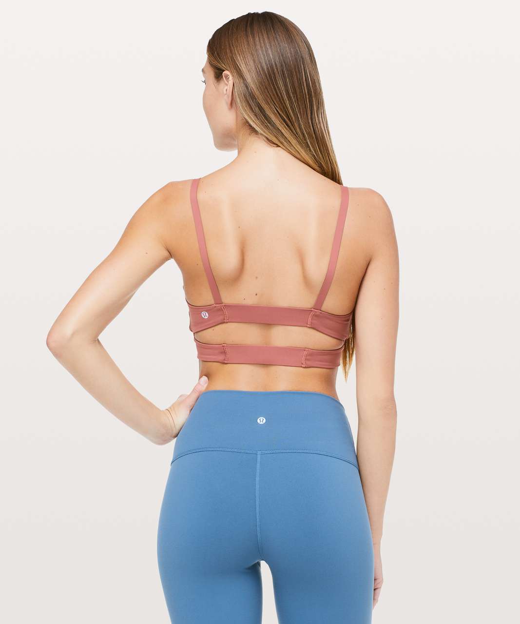 Lululemon Lean In Bra - Red Bronzer