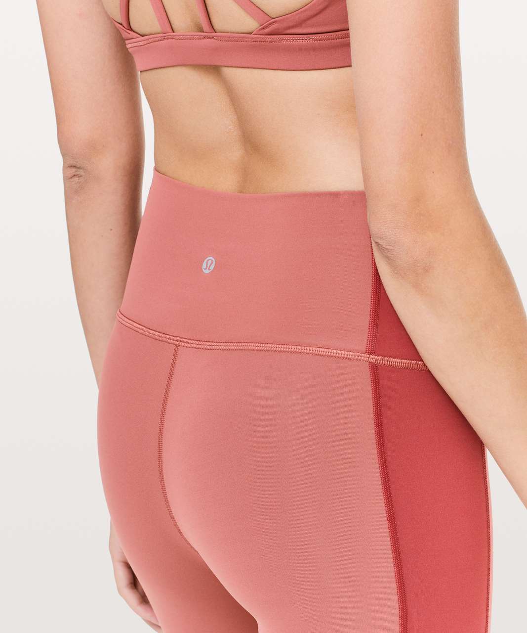 Lululemon Wunder Under Hi-Rise 7/8 Tight *Curve 25" - Fire Quartz / Red Bronzer