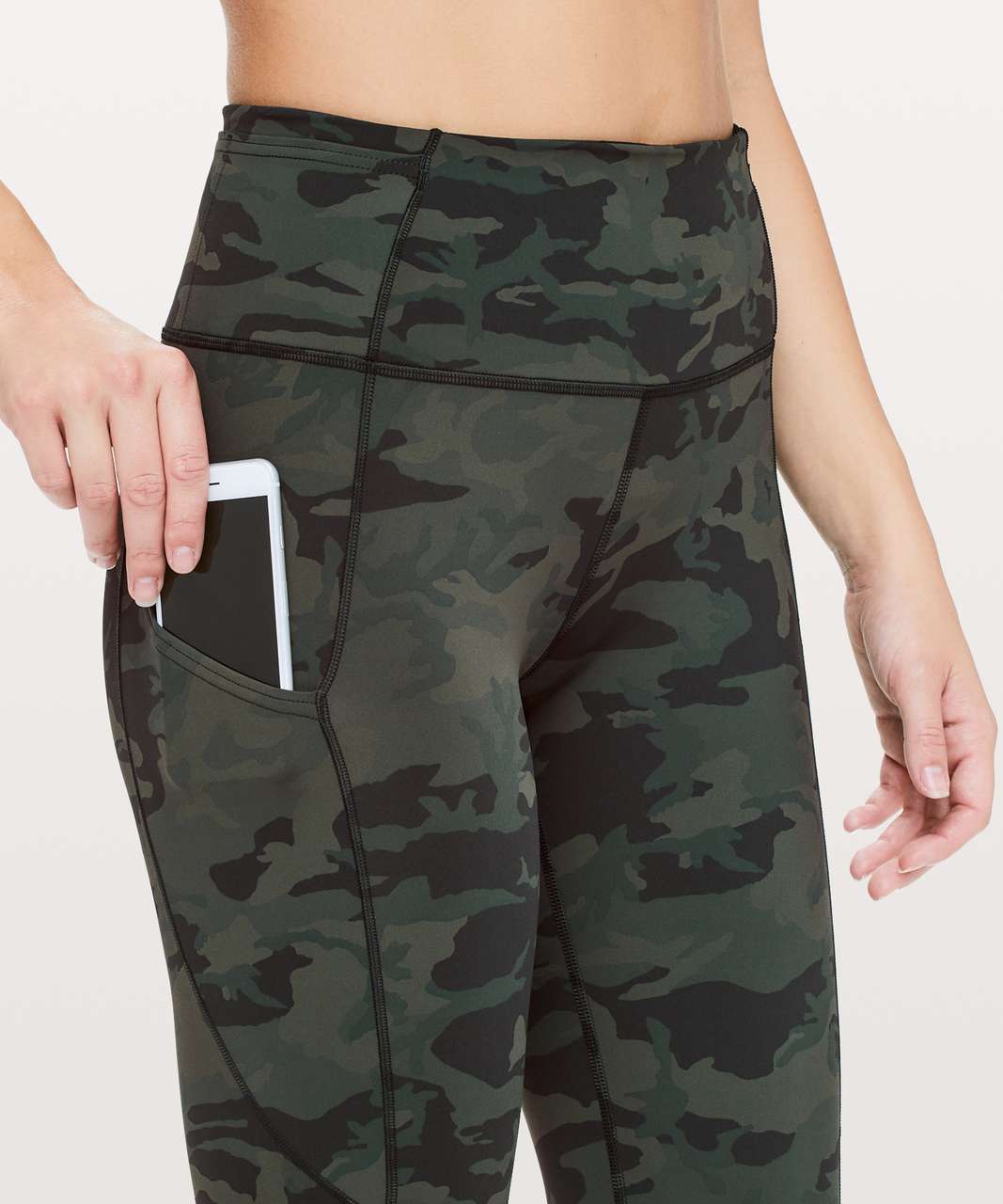 NEW LULULEMON Fast Free High-Rise Tight 25 Camo Olive (MULTIPLE SIZES)