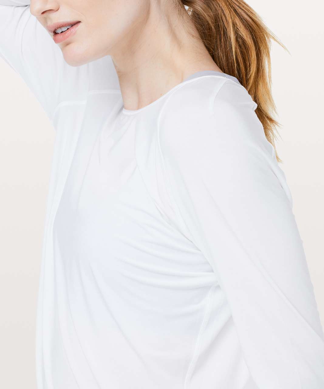 Lululemon Deep Stretch Long Sleeve *Cinch - White