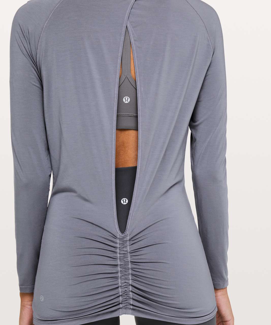 Lululemon Deep Stretch Long Sleeve *Cinch - Lilac Stone