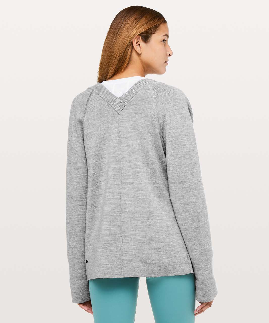 Lululemon Reverse Me Wrap - Heathered Battleship / Heathered Graphite Grey