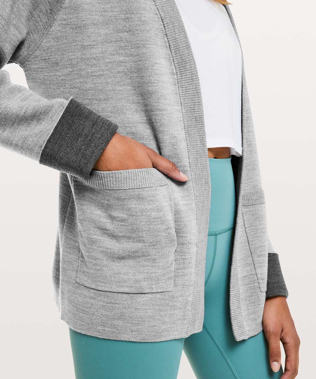 Lululemon Reverse Me Wrap - Heathered Battleship / Heathered Graphite Grey