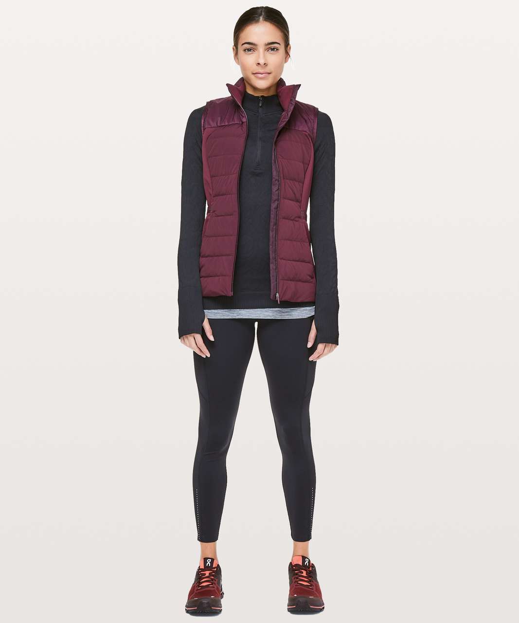 Lululemon Down For It All Vest - Dark Adobe