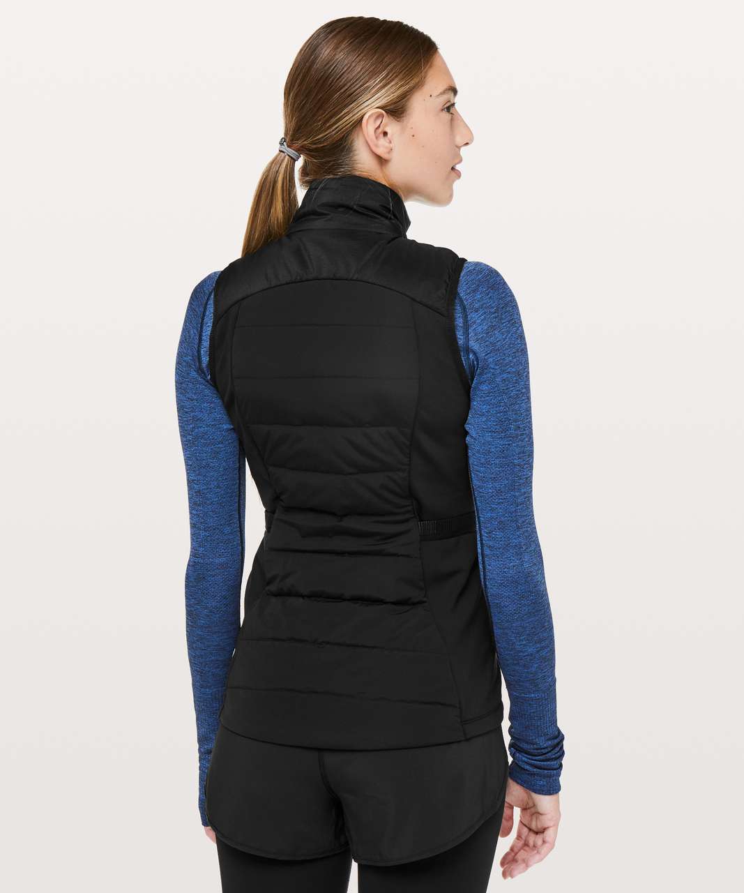 Lululemon Navigation Down Snap Vest - Black - lulu fanatics