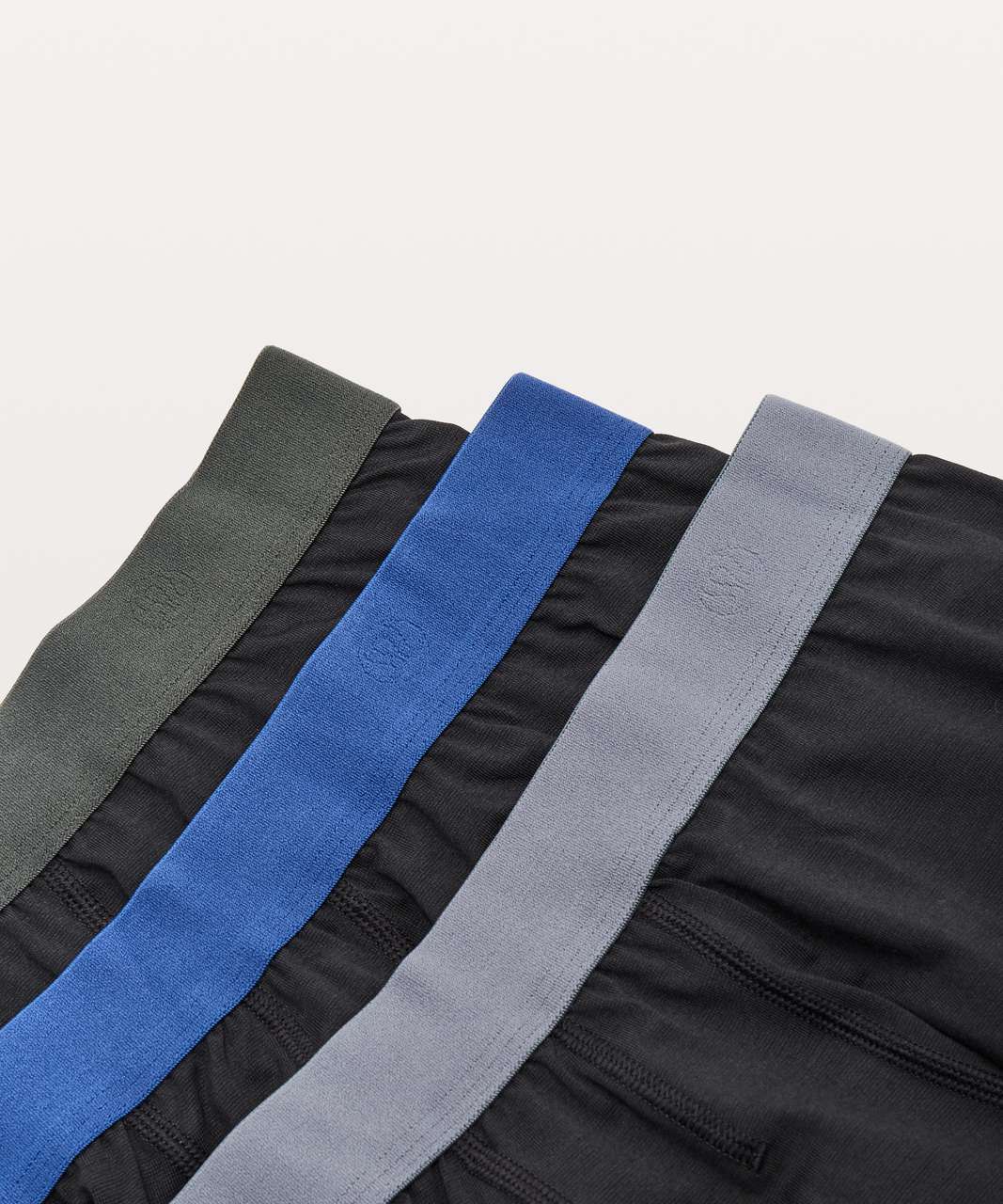 Lululemon No Boxer Boxer *3 Pack - Forest Ridge / Black / Fog Horn / Varsity Blue (First Release)