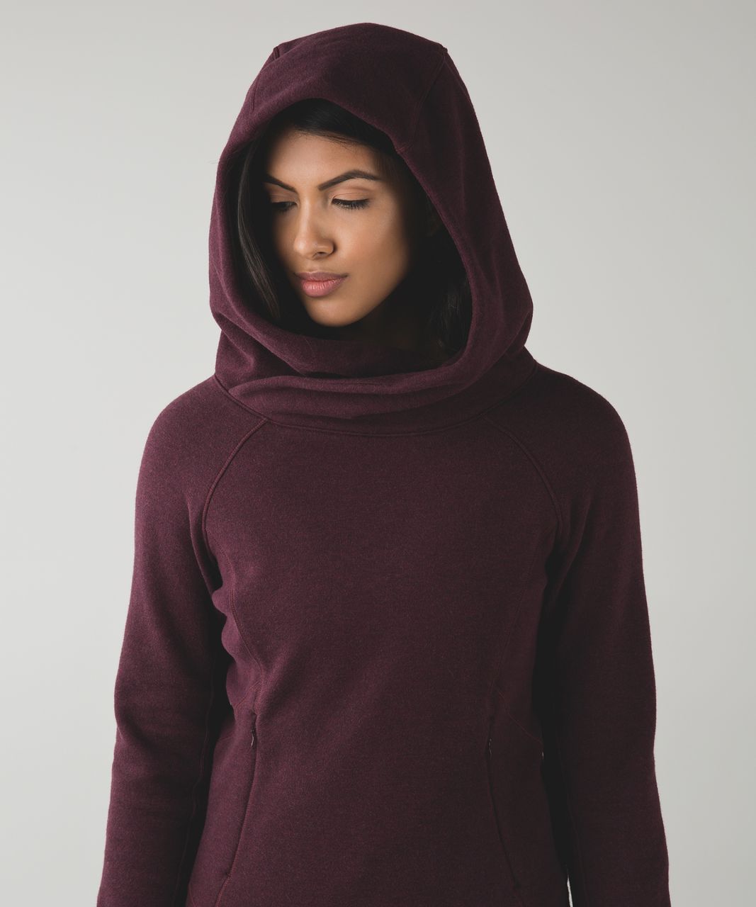 Lululemon Under Wraps Pullover - Heathered Bordeaux Drama - lulu