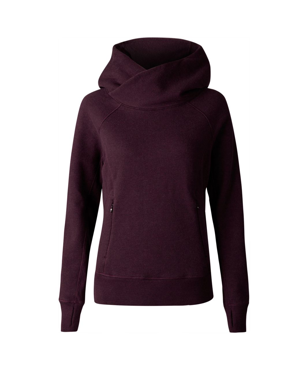 Lululemon Under Wraps Pullover - Heathered Bordeaux Drama - lulu fanatics