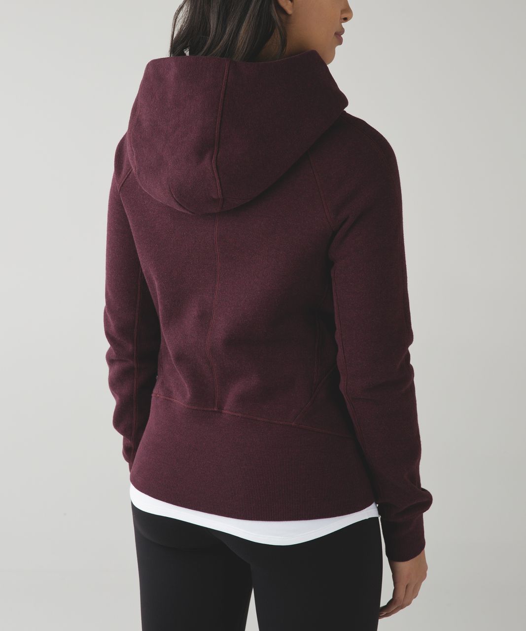 Lululemon Under Wraps Pullover - Heathered Bordeaux Drama