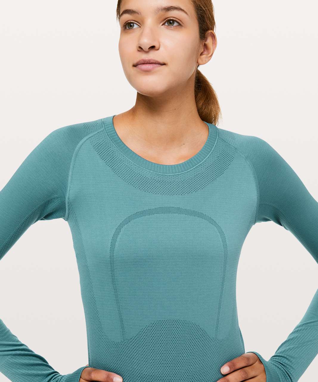 Lululemon Swiftly Tech Long Sleeve Crew - Pacific Breeze / Pacific Breeze