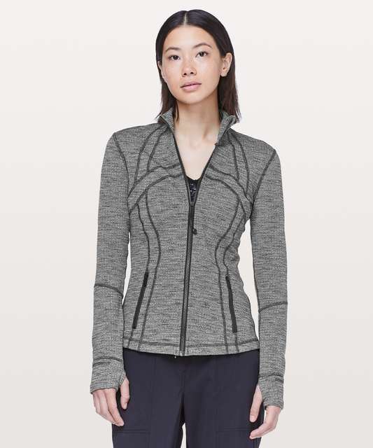 Lululemon Define Jacket - Luon Chakra Jacquard V1 Black Battleship ...