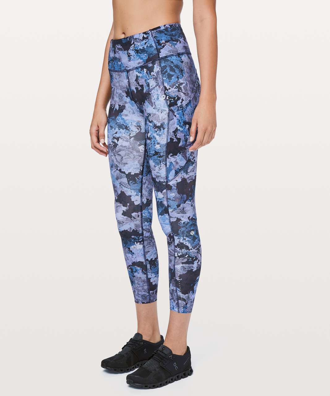 Lululemon Fast & Free 7/8 Tight II *Nulux 25" - Screen Camo Multi