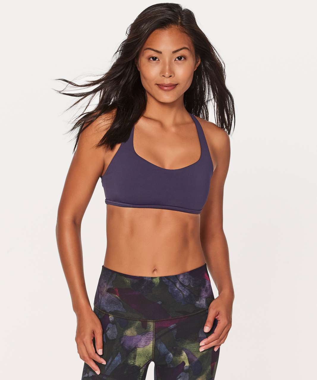 Lululemon Free To Be Bra (Wild) - Black Grape