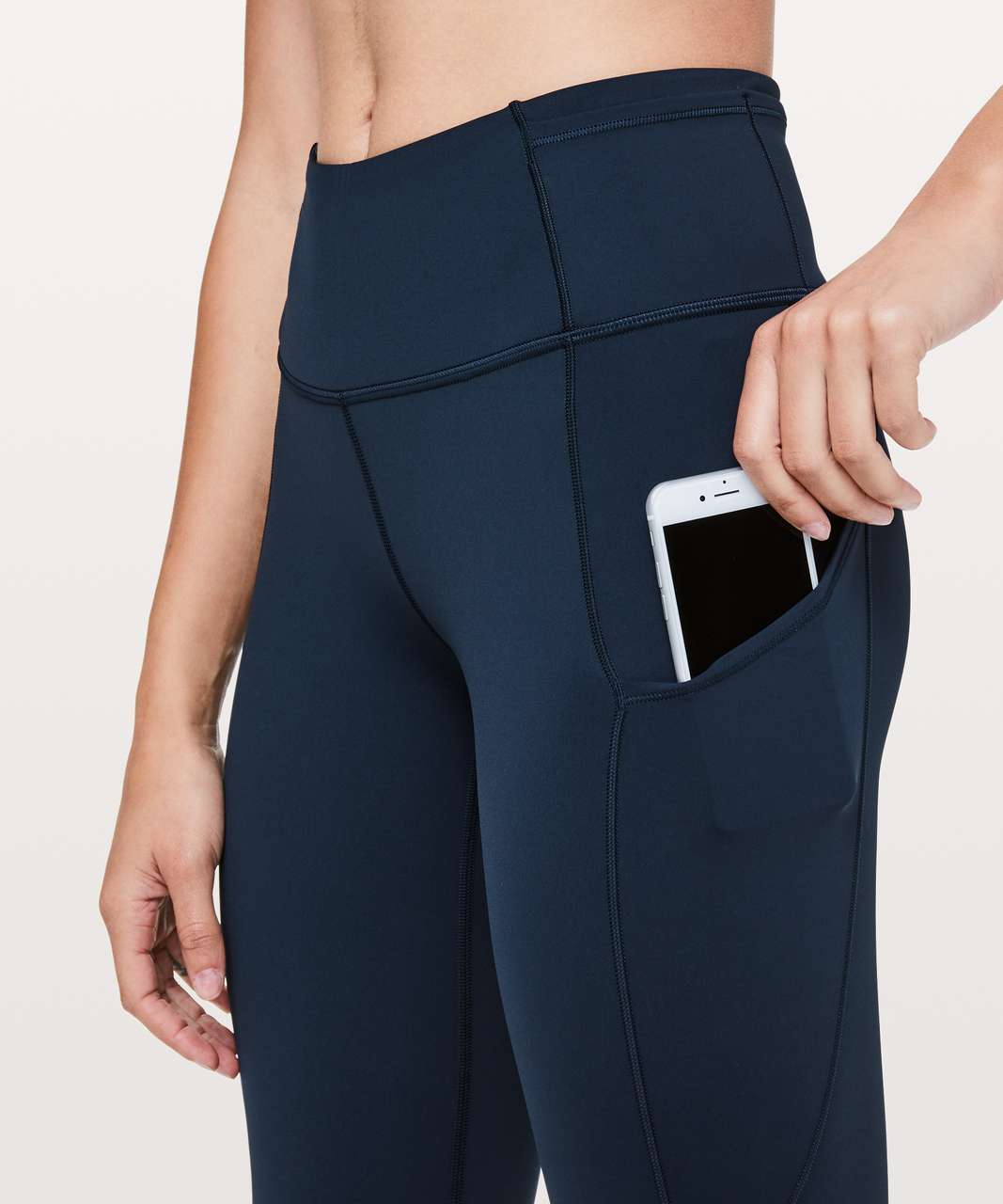 Lululemon Fast & Free Crop II *Nulux 19 - Midnight Navy - lulu