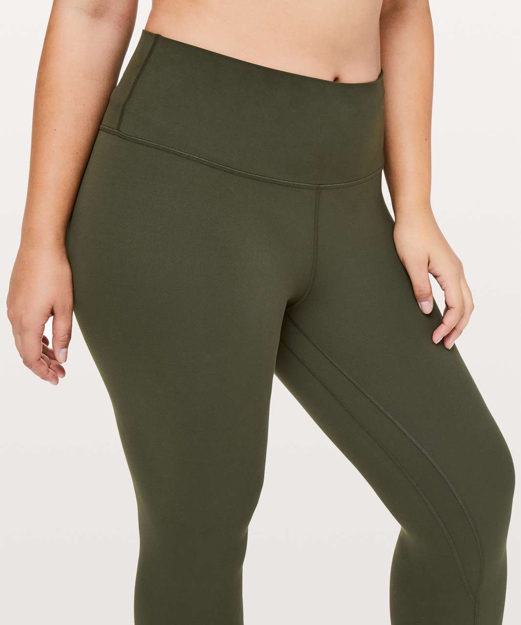 ❤️ NWT Lululemon Align Crop HR 23- Size 4 Green Twill Green