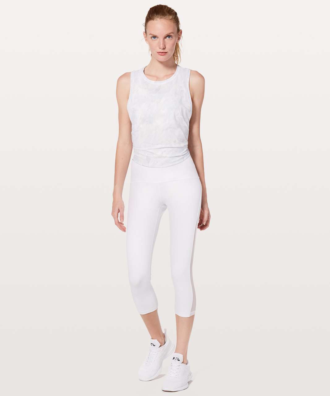 Lululemon Train Times Crop *21" - White