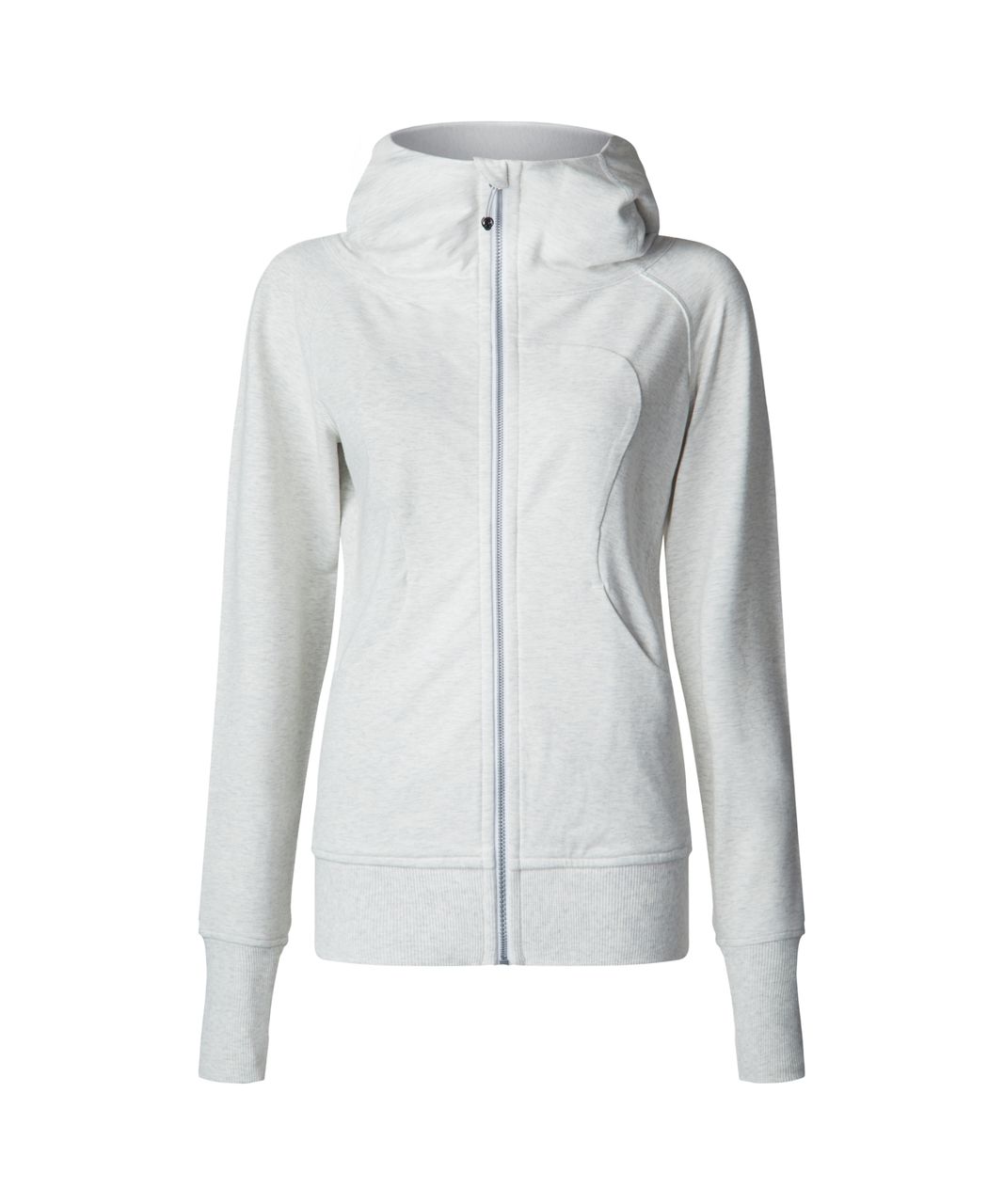 Lululemon Scuba Hoodie III - Heathered White / Silver - lulu fanatics