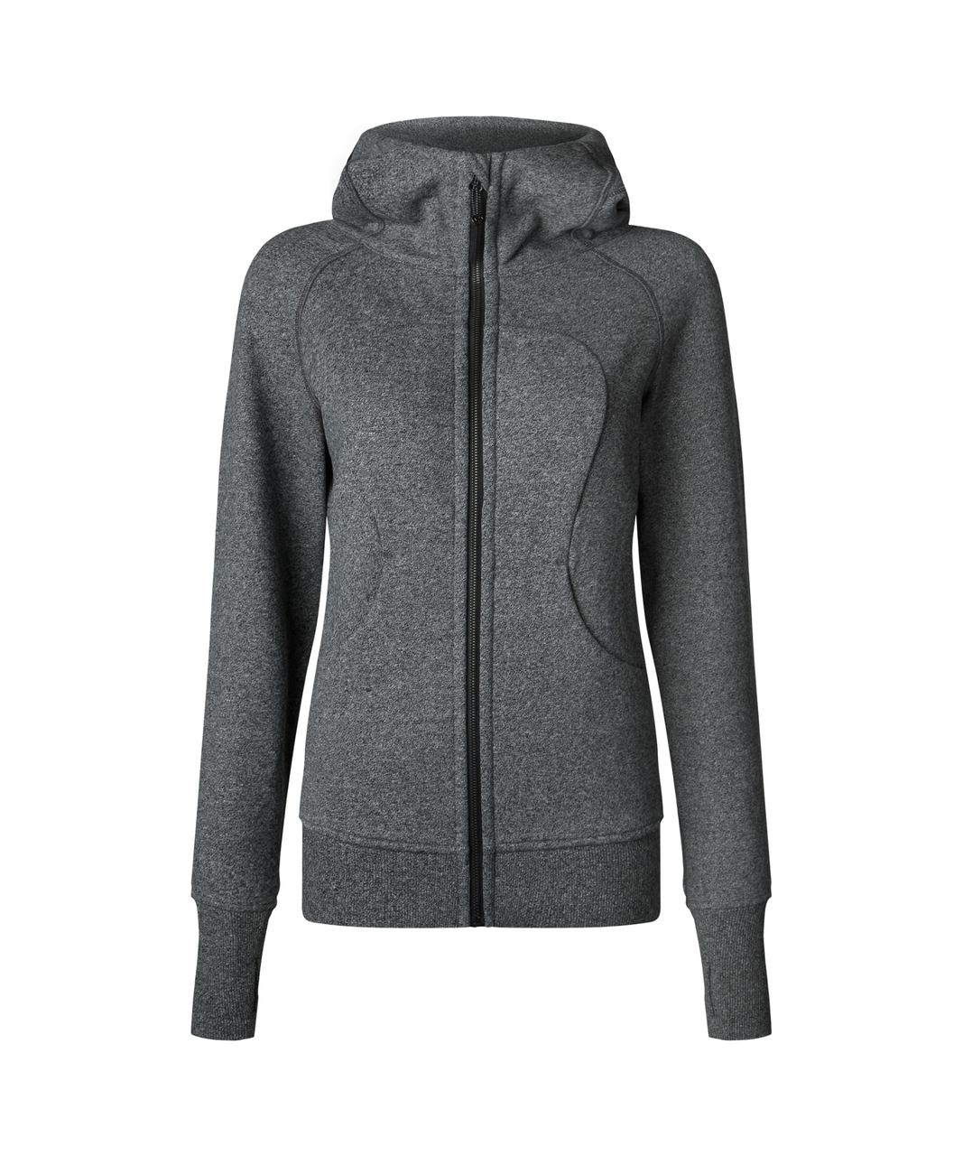 Lululemon Scuba Hoodie III - Static Mist White Black / Black - lulu fanatics