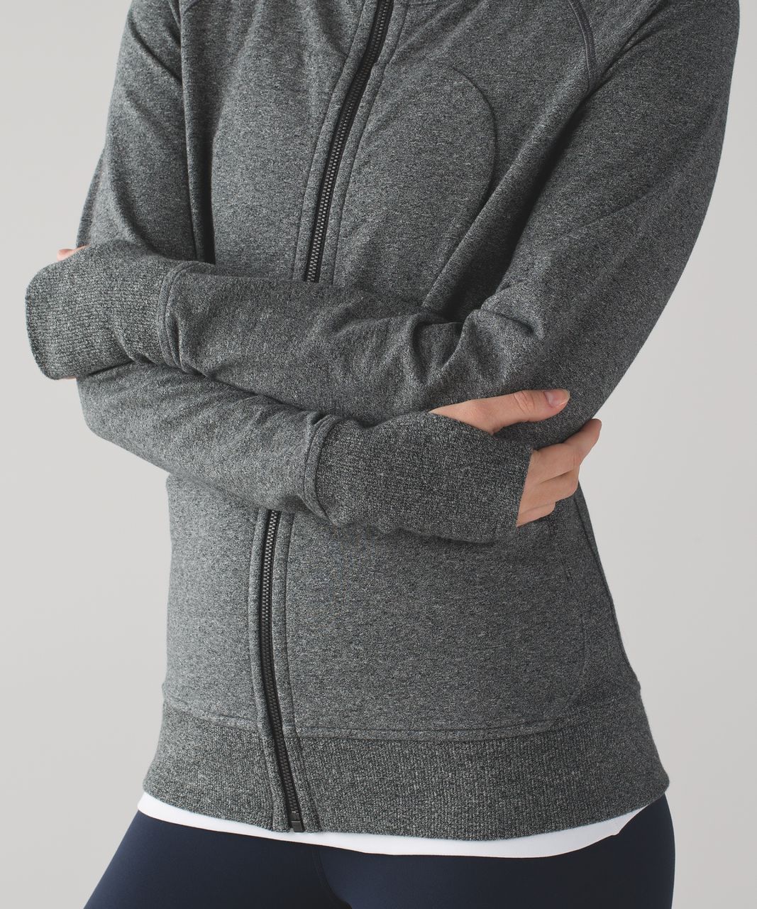 Lululemon Scuba Hoodie III - Heathered Speckled Black