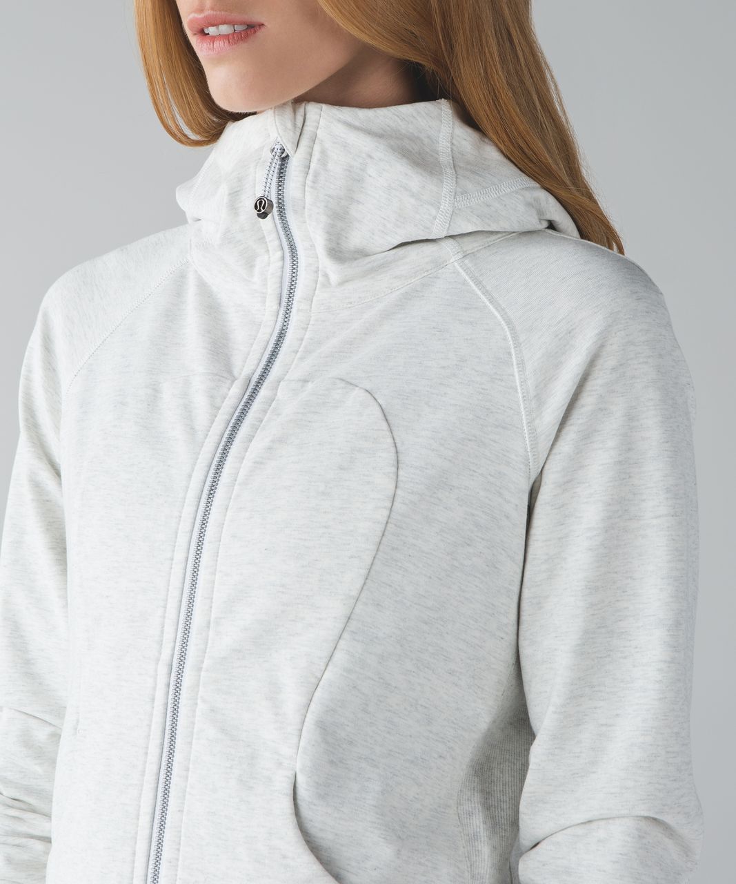 lululemon white scuba hoodie