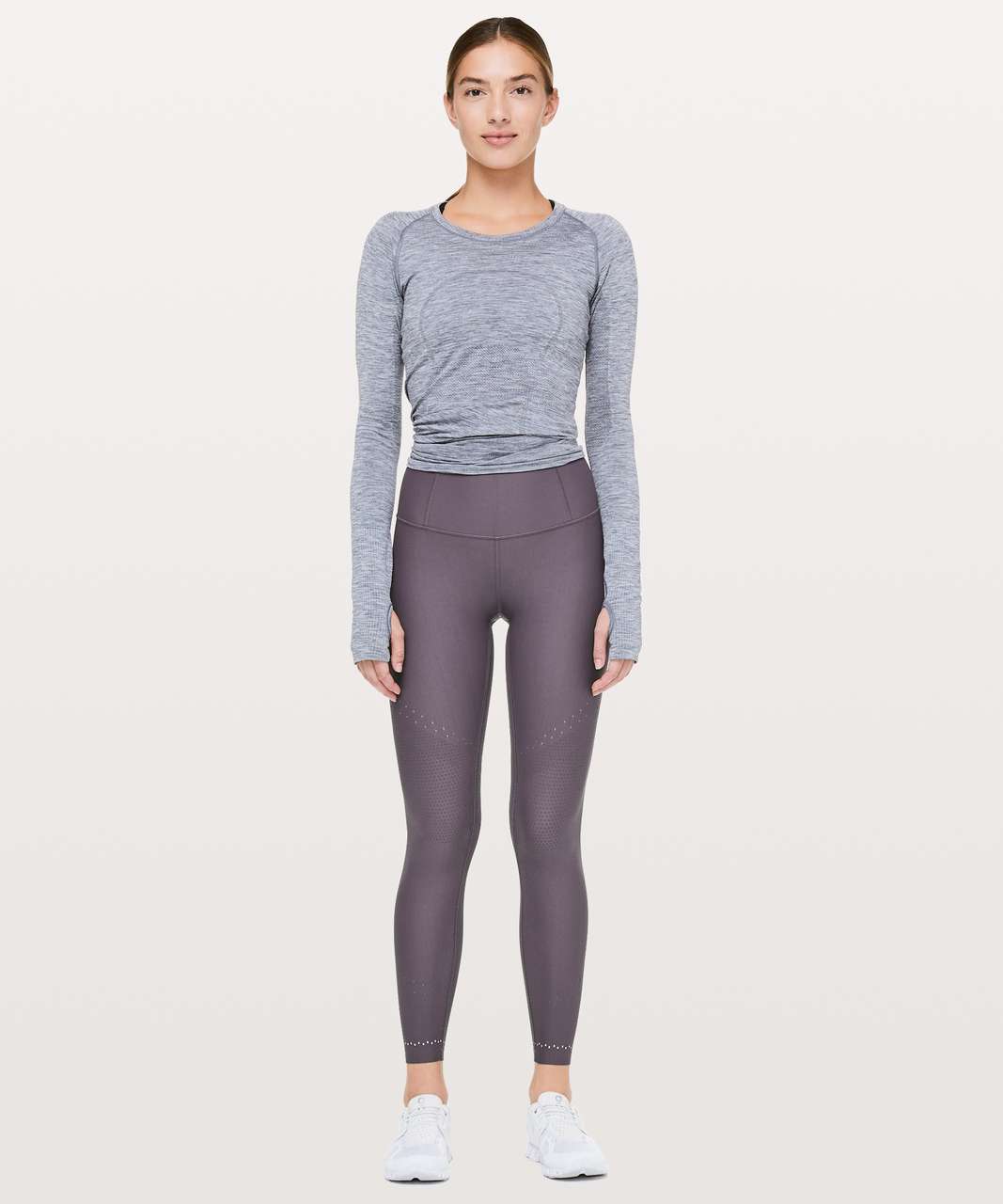 Lululemon Zoned In Tight 27 BLACK Breathability Seamless