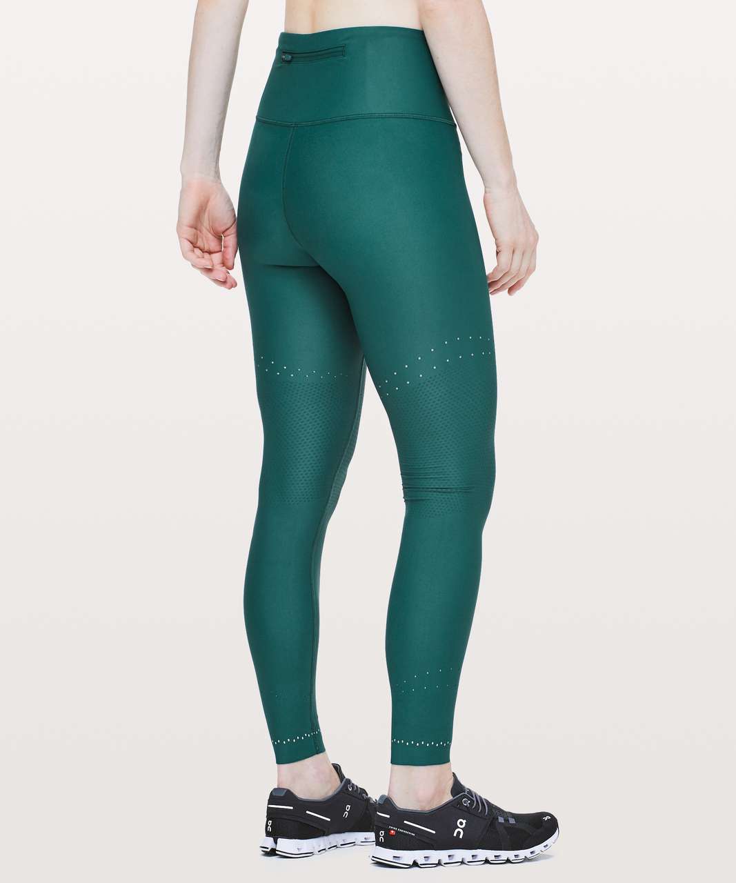 Lululemon Athletica Solid Green Leggings Size 10 - 51% off