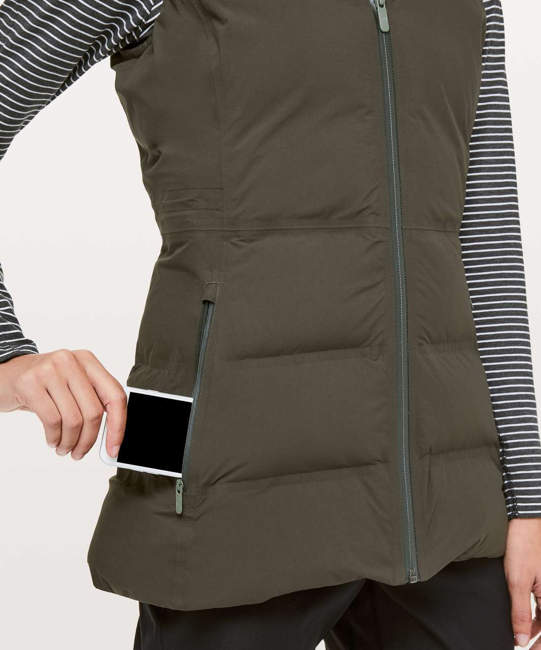 Lululemon Sleet Street Vest - Dark Olive