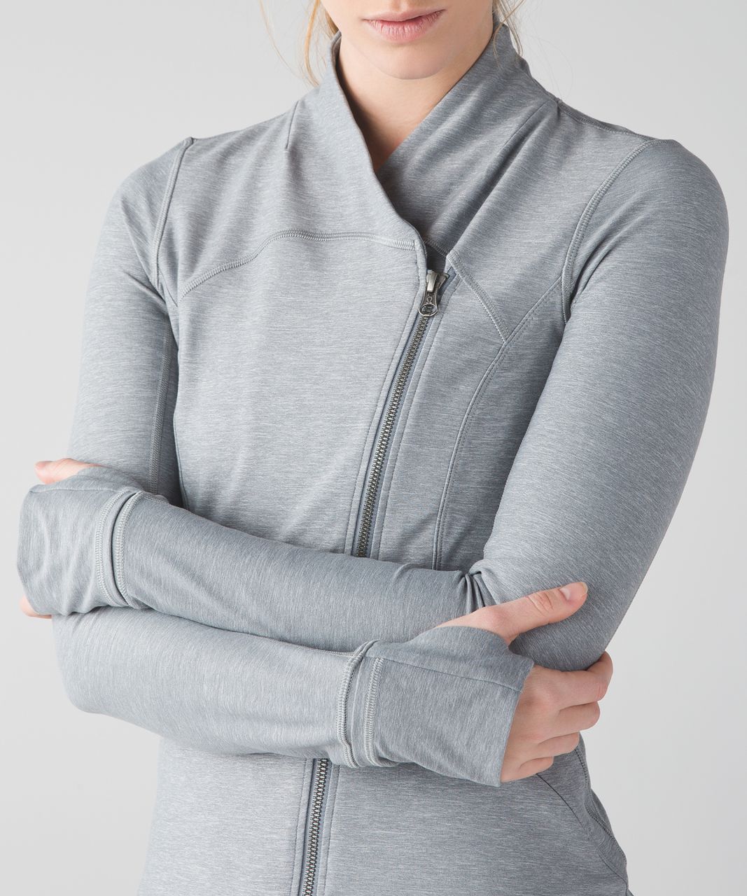 Lululemon Precision Jacket - Heathered Battleship