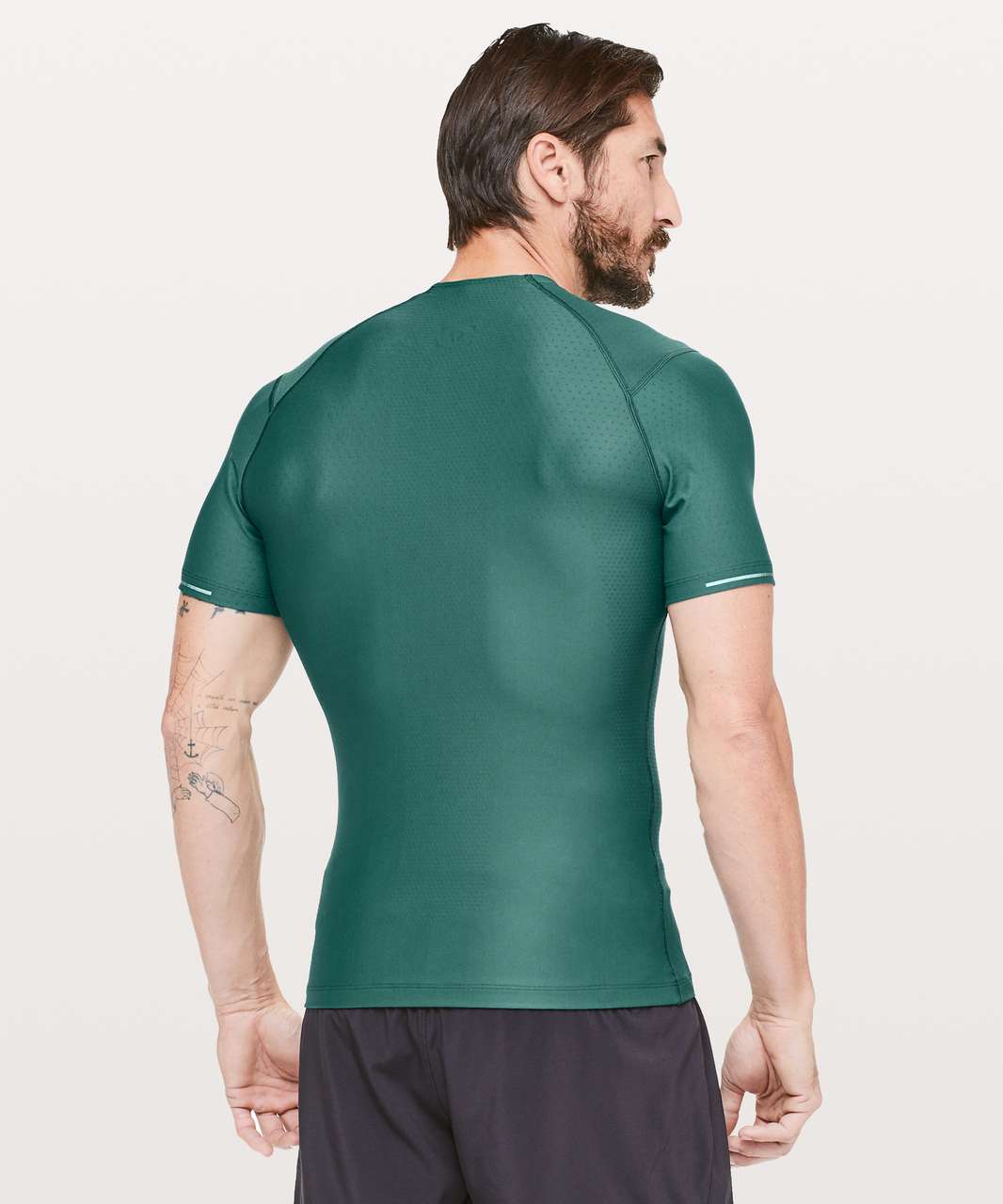 Lululemon Zoned In Short Sleeve - Green Jasper