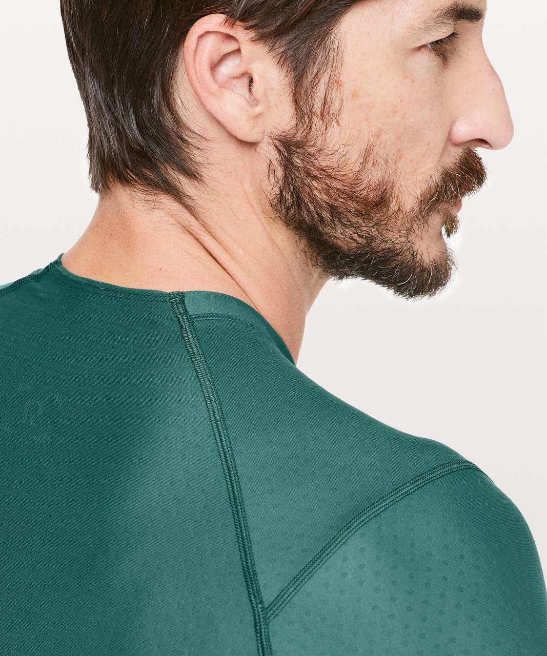 Lululemon Zoned In Short Sleeve - Green Jasper