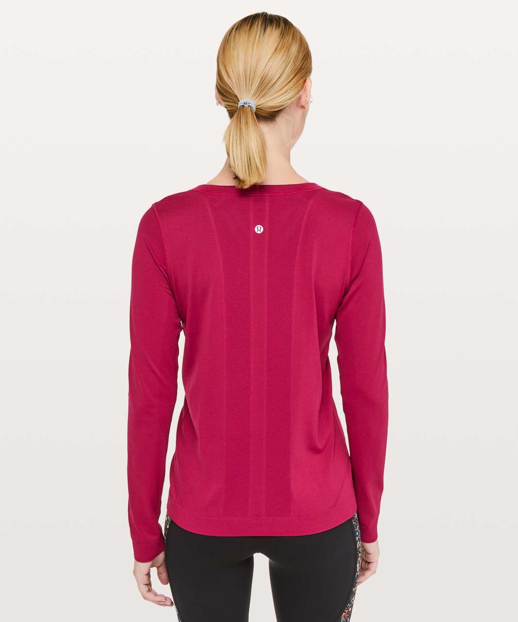 Lululemon Swiftly Tech Long Sleeve (Breeze) *Relaxed Fit - Ruby Red / Ruby Red