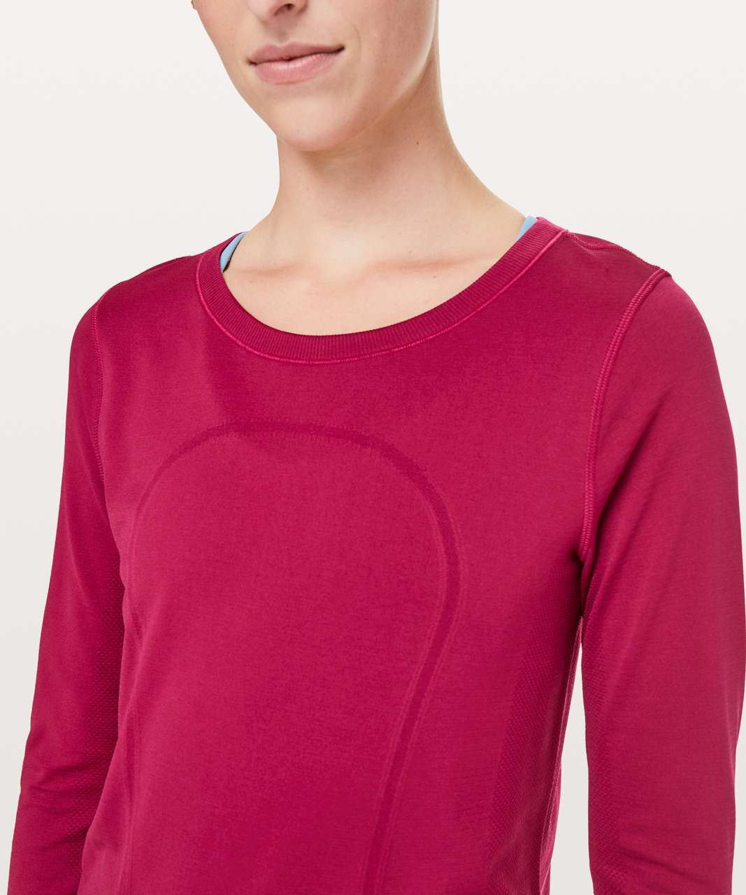 Lululemon Swiftly Tech Long Sleeve (Breeze) *Relaxed Fit - Ruby Red / Ruby  Red - lulu fanatics