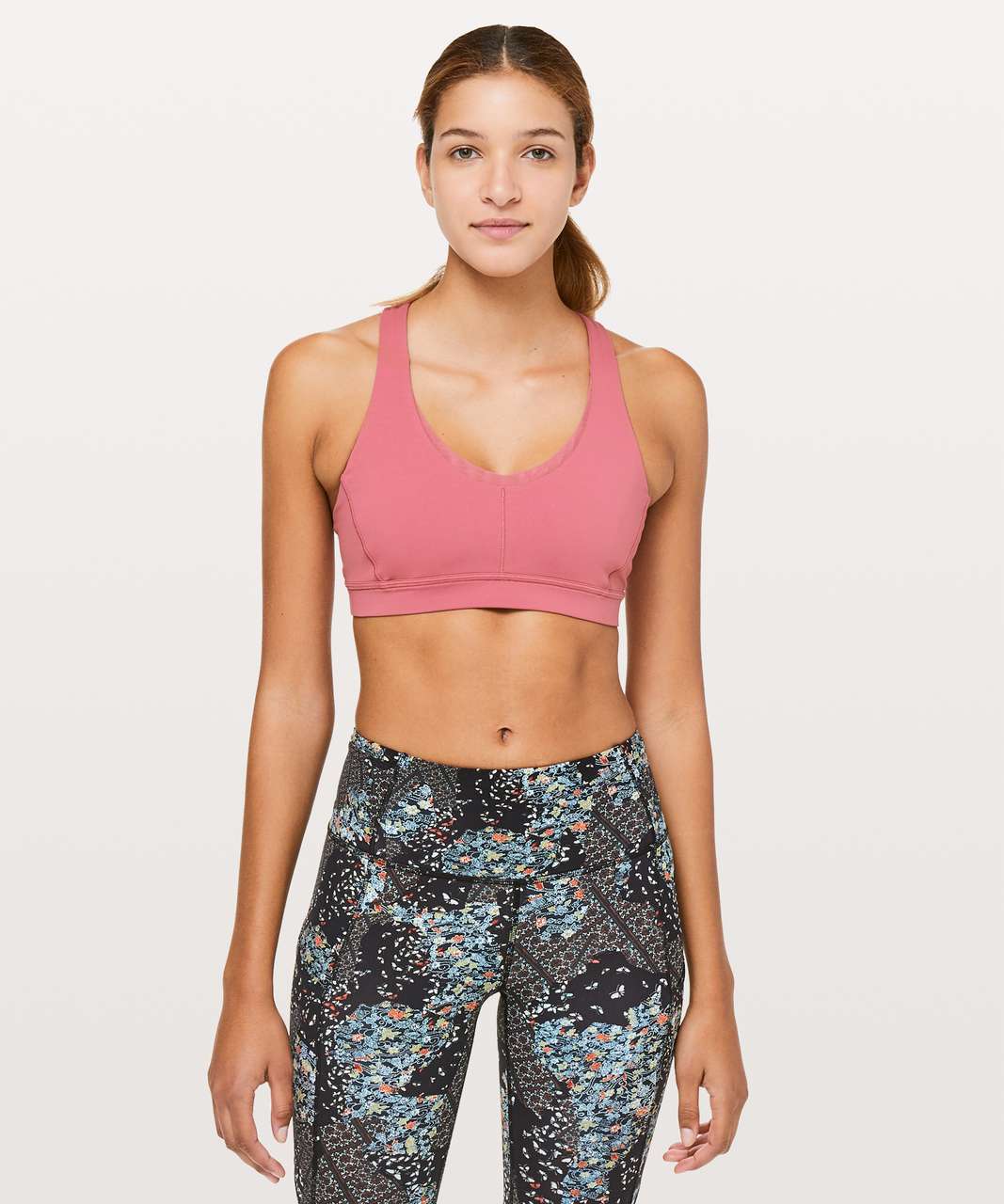 Lululemon Stash N’ Run Bra - Cherry Tint