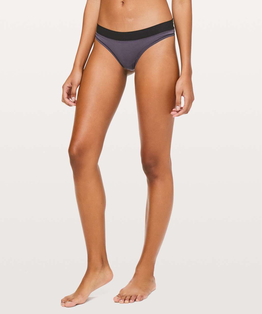 Lululemon Mula Bandhawear Thong - Cyber / Black - lulu fanatics