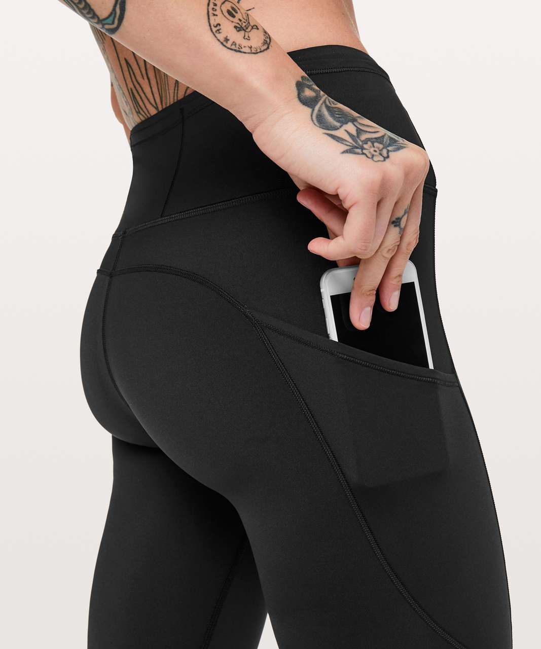 Lululemon Fast & Free Full Length Tight *Nulux 28 - Black - lulu