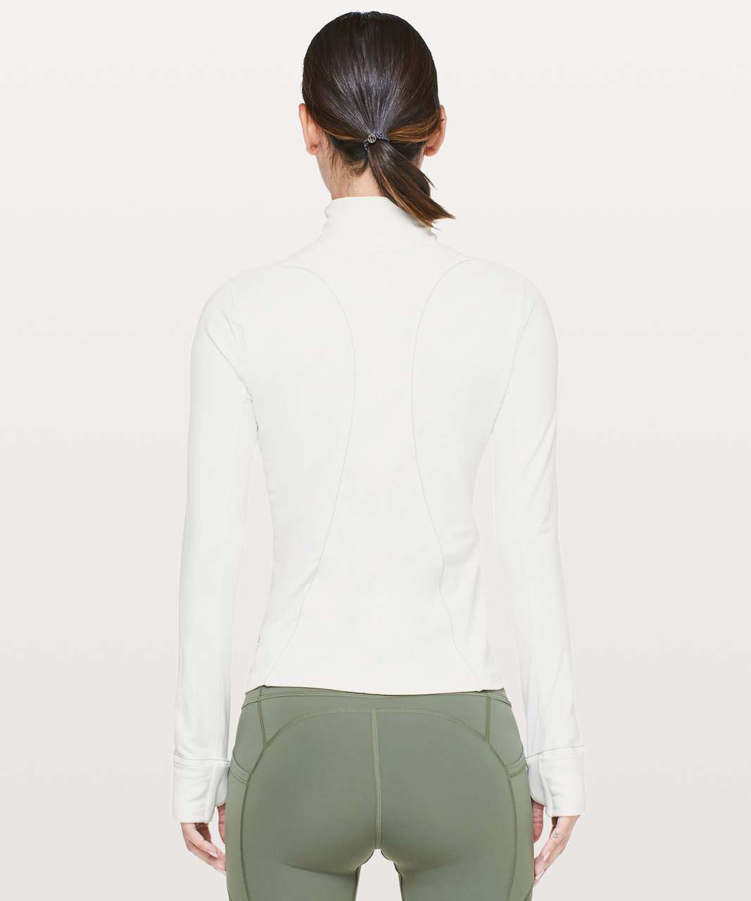 Lululemon Run Briskly 1/2 Zip - White