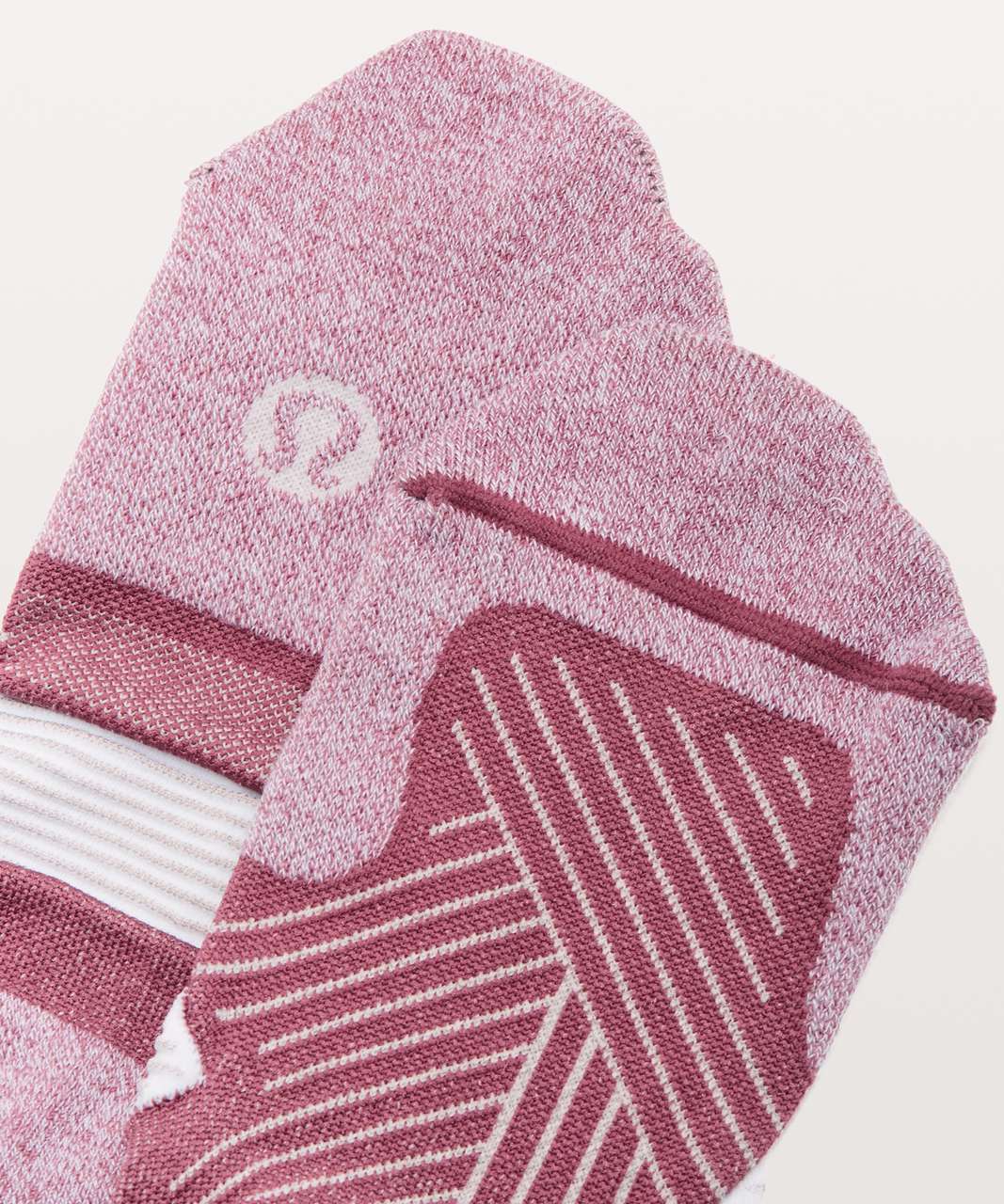 Lululemon Speed Sock *Silver - Misty Merlot / Blissful Pink