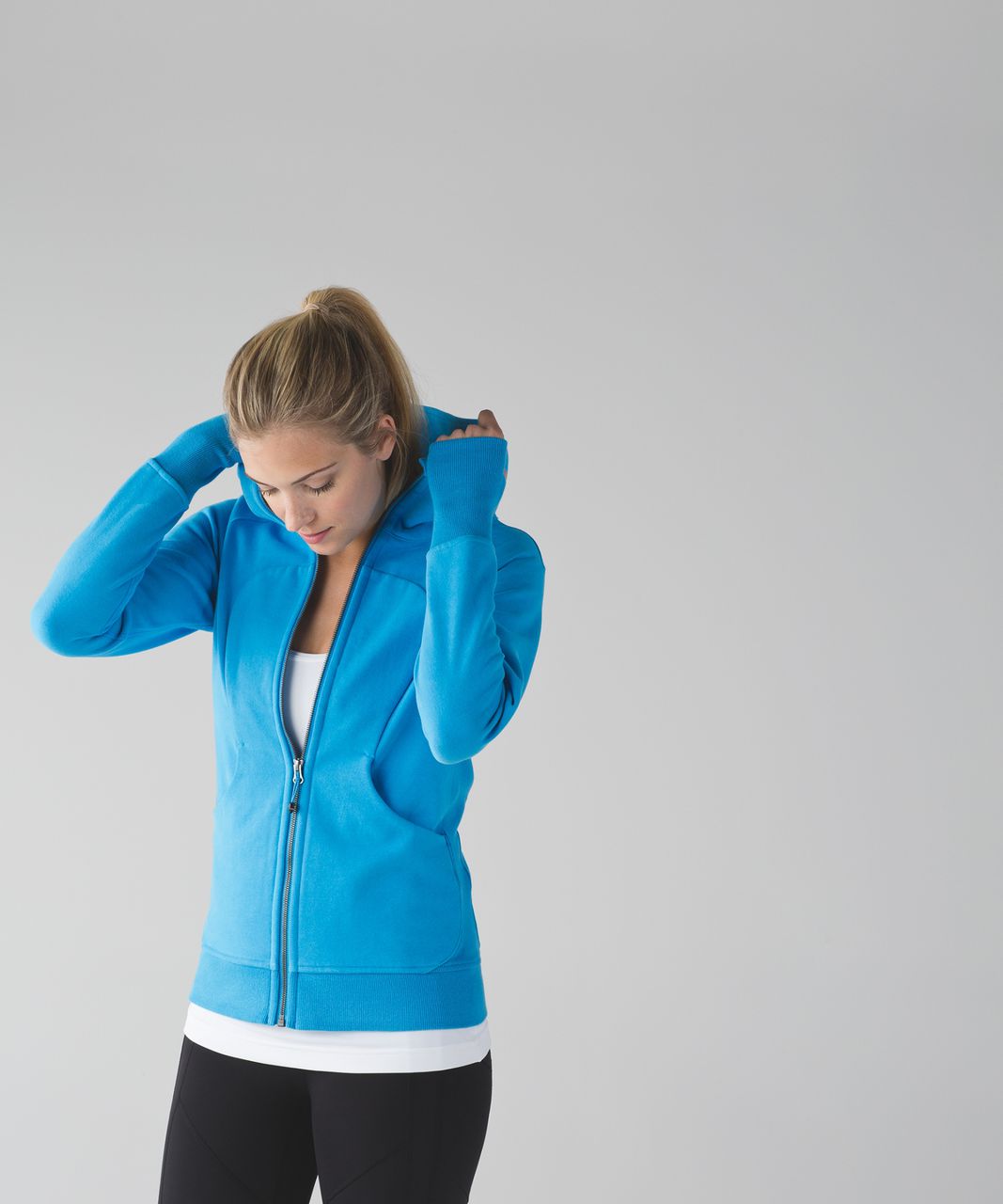 Lululemon Scuba Hoodie *Stretch - Wee Are From Space Printed Polar Cream  Beaming Blue - lulu fanatics